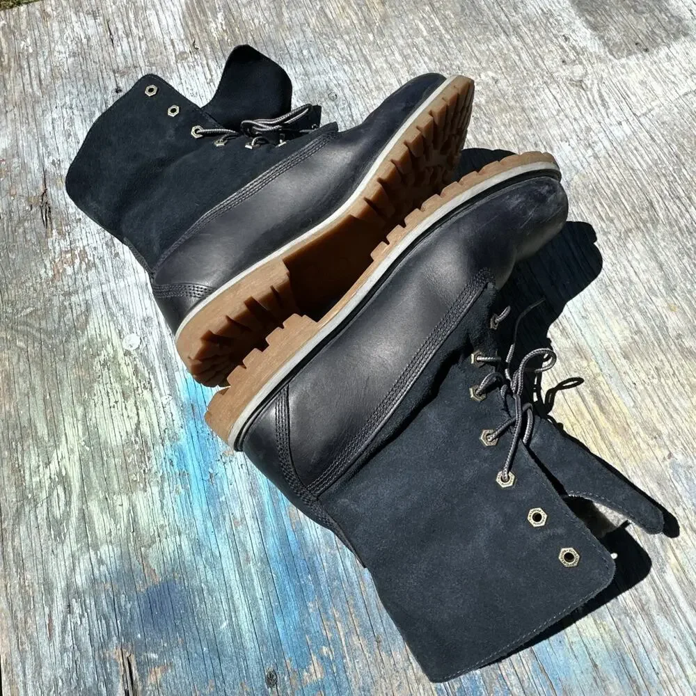 Timberland Authentics Teddy Fleece Fold Down Waterproof Boots Women’s 11 - 107